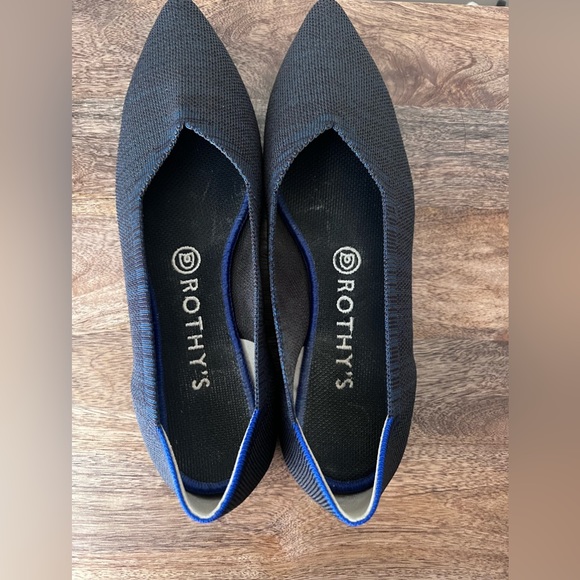 Rothy’s The Point Maritime Navy Blue Flats Women’s Size 9 - Picture 8 of 11